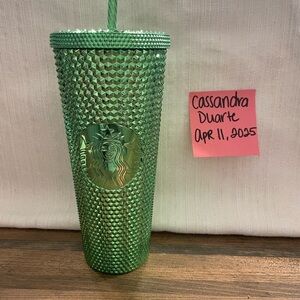Starbucks Green Studded Tumbler